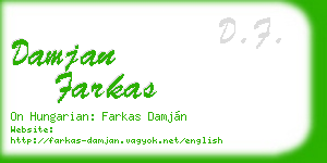 damjan farkas business card